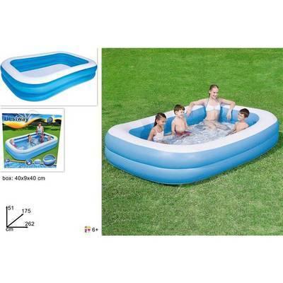 Piscina family rett. cm. 262x175x51