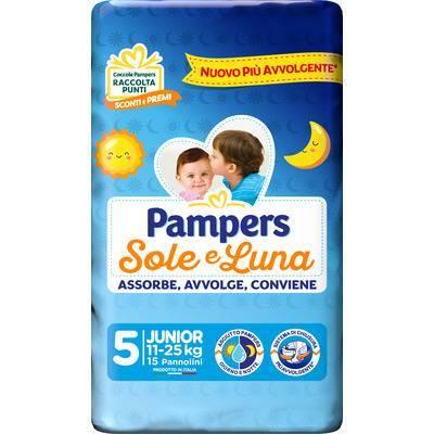 Culeros desechables 15 pz junior    pampers