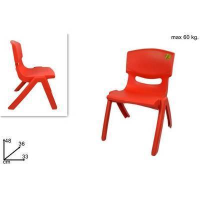 Silla  para niños roja