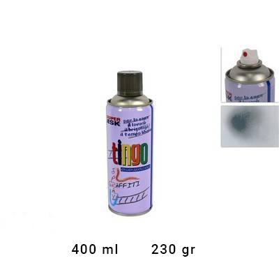 Lata de pintura spray gris