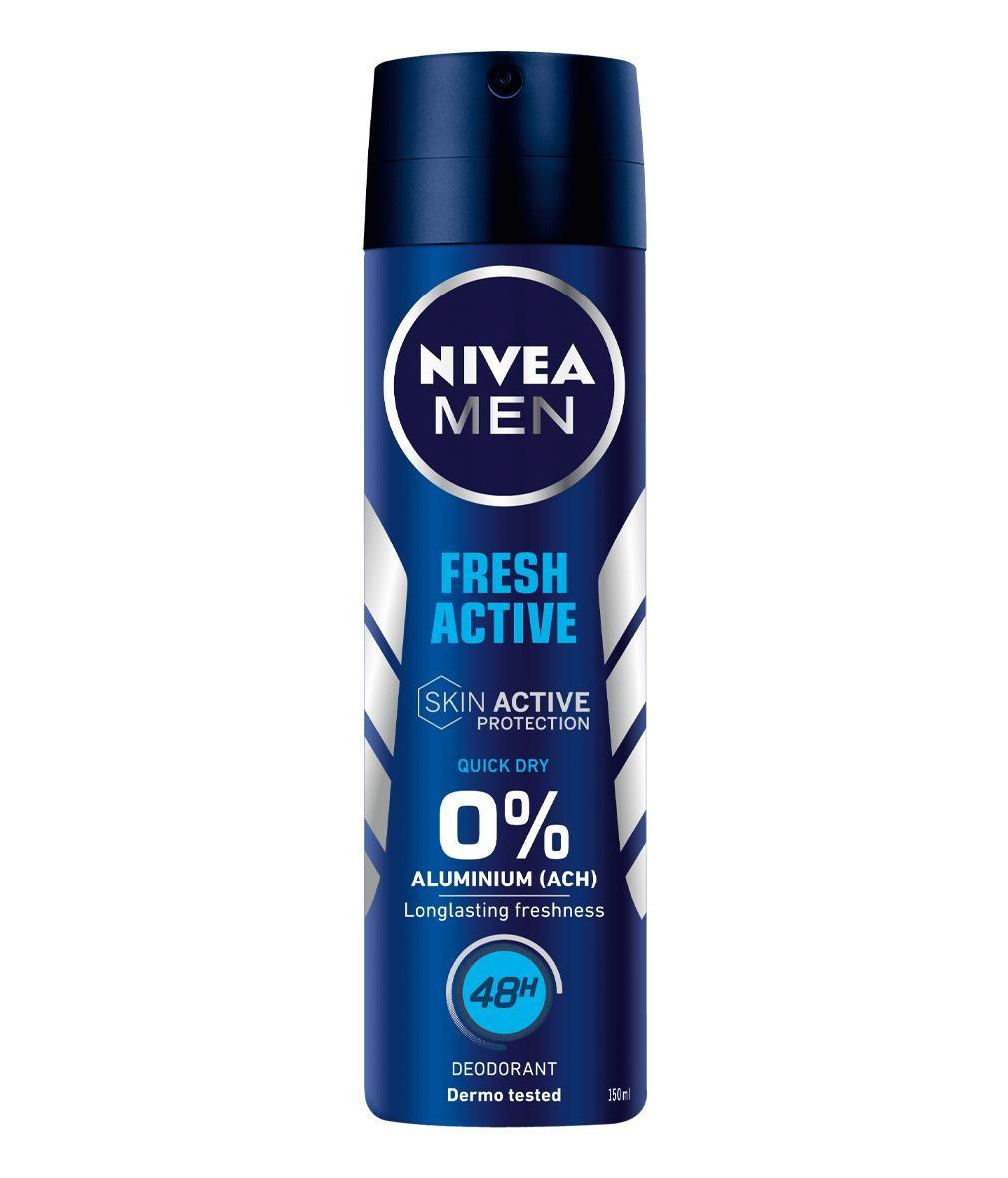Desodorante deo spray hombre activo 150 ml nivea