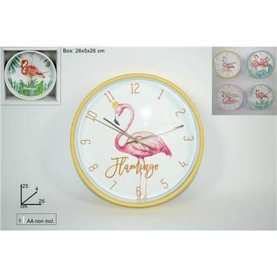 Reloj redondo pared  flamenco cm 25