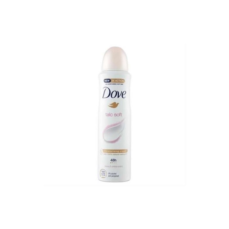 Desodorante deo spray fragancia talco 150 ml  dove