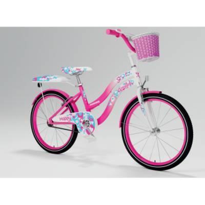 Bicicleta para niña rosada medida 20"