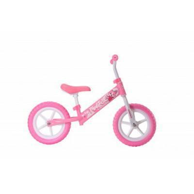 Bicicleta sin pedales - balance para niña rosada  medida 12