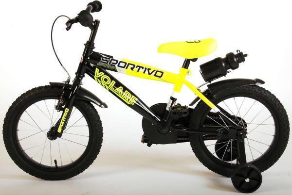 BICICLETA SPORTIVO 14 AMARILLA NEGRA