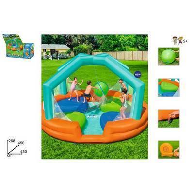 Parque acuatico inflable 4,5 m x 4,5 m x 2,68m