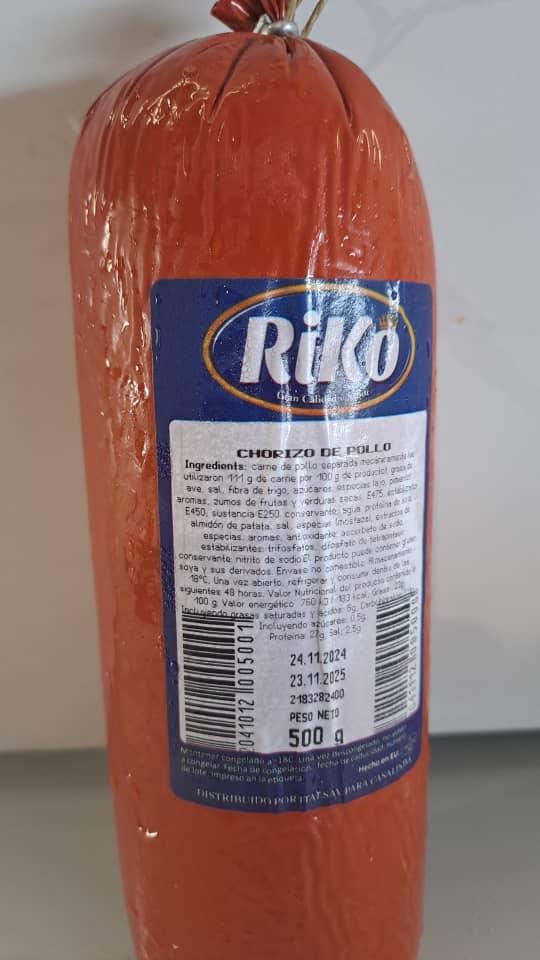  CHORIZO  500GR   M/RIKO