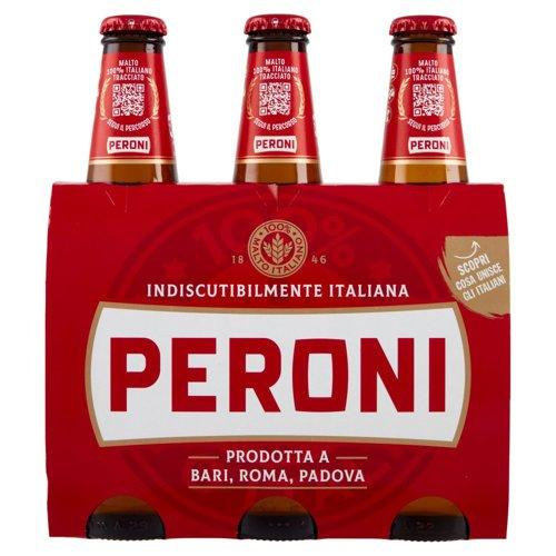 PERONI CERVEZA EN BOTELLA ML.330 X 3