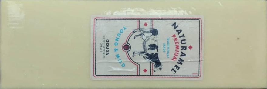 Queso Gouda Naturamel en Bloque de  3,2 KG Aproximadamente 48% MG 