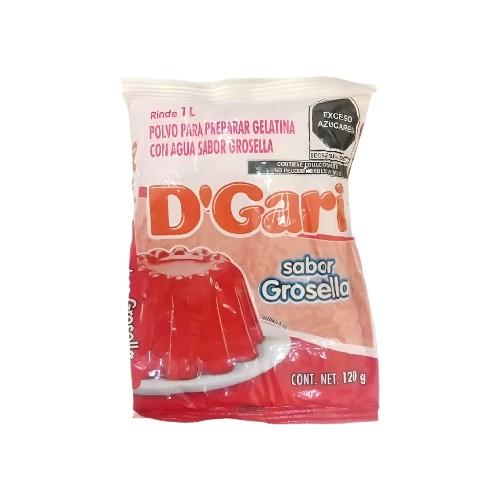 GELATINA  DE VARIOS SABORES  50/120 G, M/D GARI   M/D ́ GARI   M/D GARI