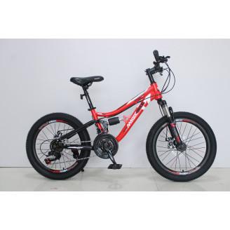 BICICLETA  NIÑO 20" TRANSMISION 21 VELOCIDAD FRENOS DE DISCO  

