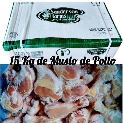 Caja de Muslo de Pollo, M/Sanderson Farms,15KG