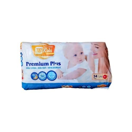 CULEROS DESECHABLES PARA BEBÉ, TALLA M/2  (PAQTE 34 U)