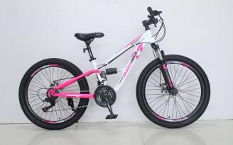 BICICLETA NIÑA MEDIDA 24 TRANSMISION 21 VELOCIDAD FRENOS DE DISCO
