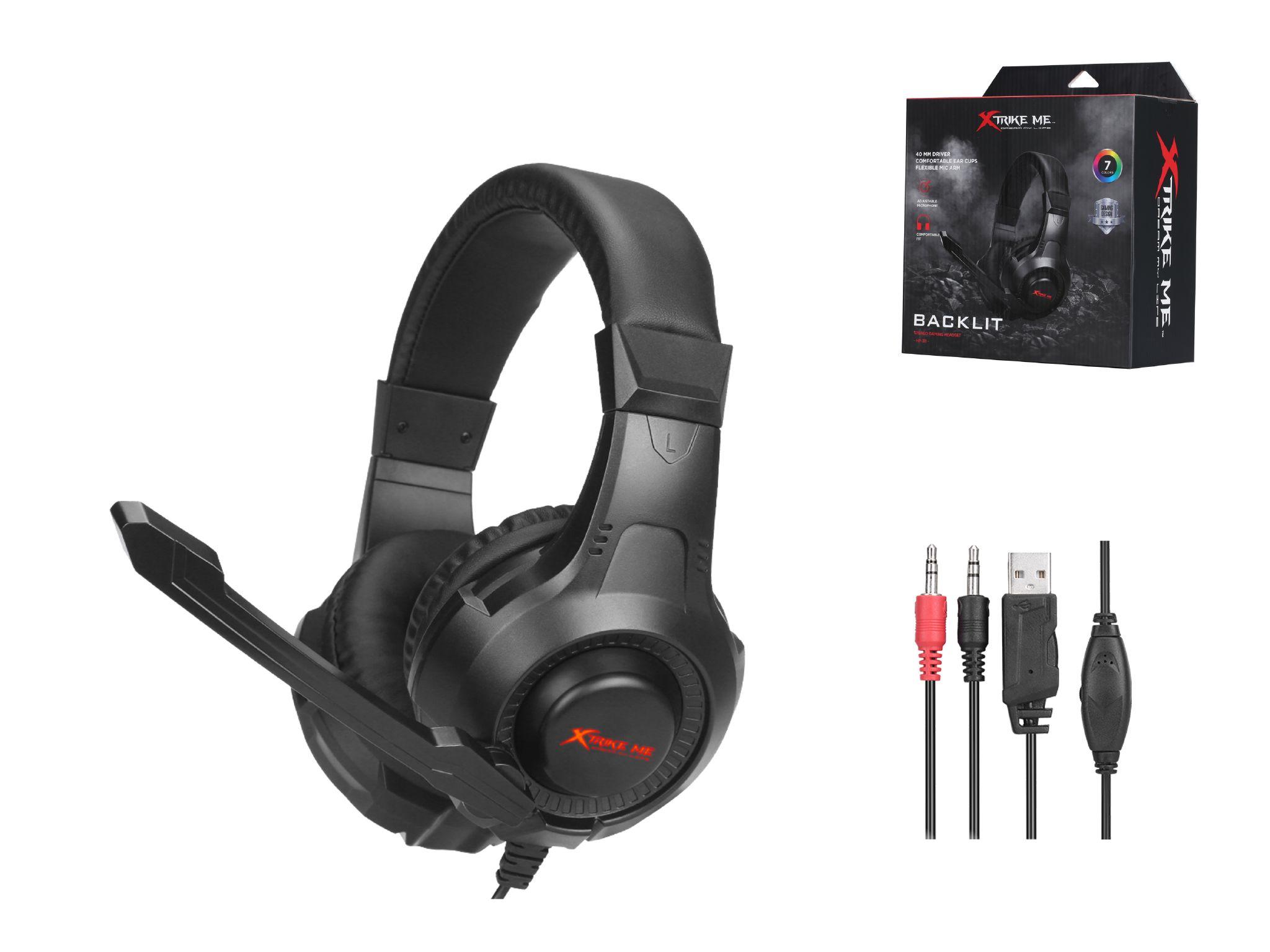 AURICULARES PARA JUEGOS XTRIKE HP311X 
