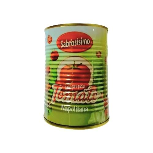 Salsa de Tomate para Pasta Sabor Napolitana, M/Sabrosísimo, 400g.