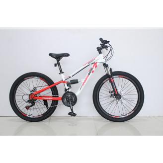 BICICLETA 24" NIÑO  TRANSMISION 21 VELOCIDAD FRENOS DE DISCO 
