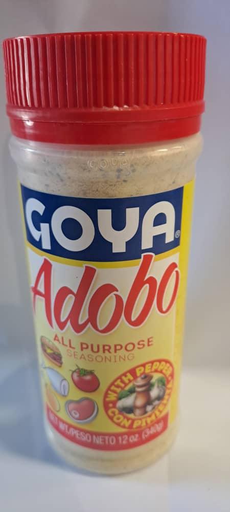 ADOBO  CON PIMIENTA 12 OZ.    M/GOYA