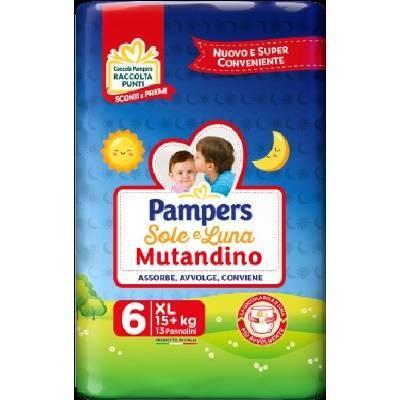 Culeros desechables 13 pz junior xlarge pampers