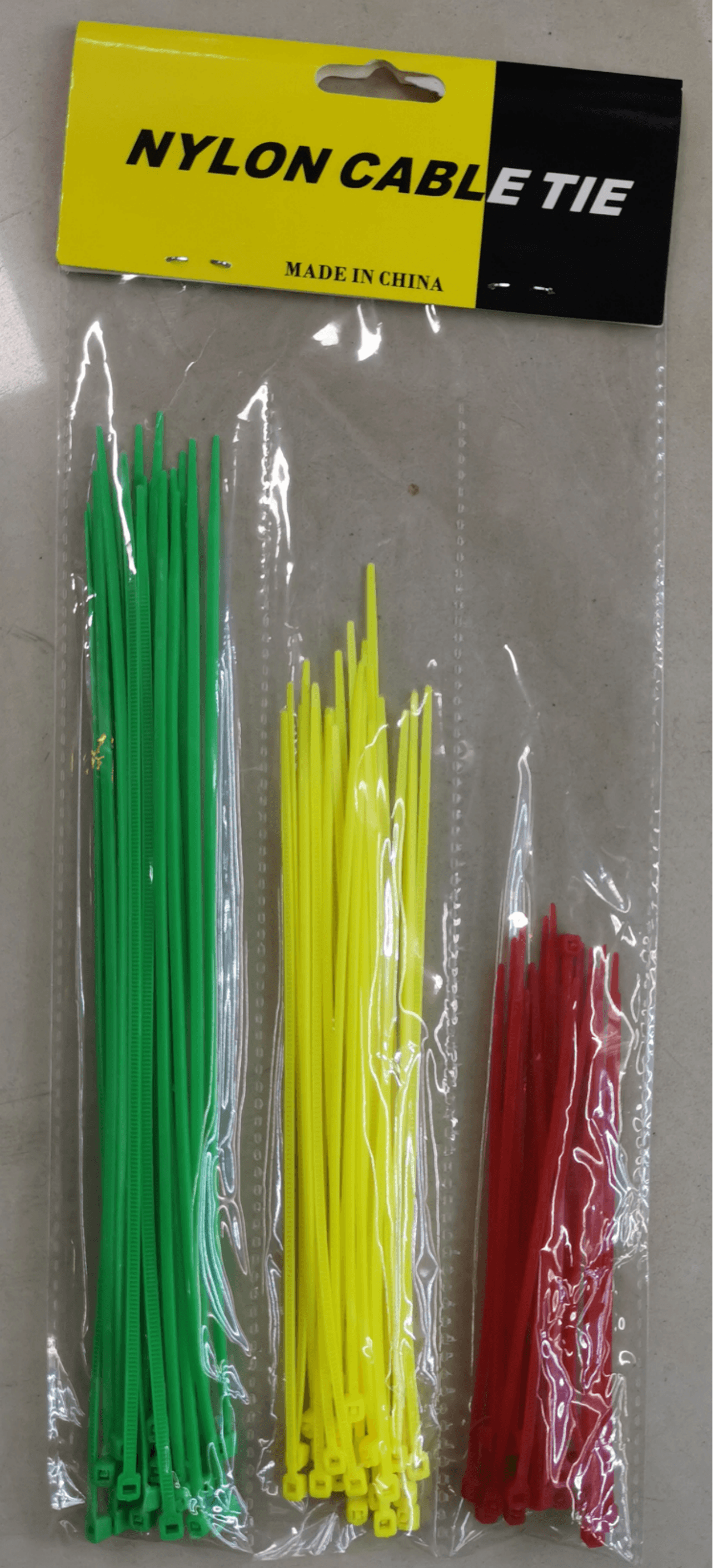 SET DE 60 BRIDAS 10/15/18CM   EN BOLSITA   M/SM