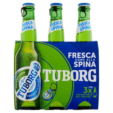 TUBORG CERVEZA EN BOTELLA ML.330 X 3
