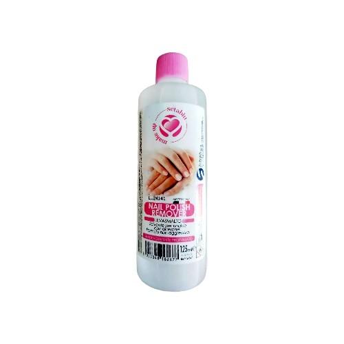 QUITAESMALTE TRANSPARENTE PARA UÑAS, M/SETABLU,125 ML