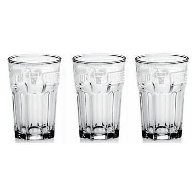Vasos para cerveza vidrio set 3 pz 410ml
