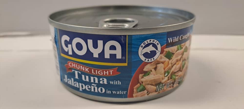 ATUN CON JALAPEÑO EN AGUA 4.94 OZ GOYA M/GOYA