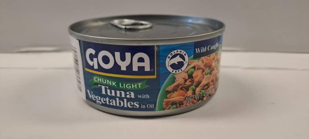 ATUN CON VEGETALES EN ACEITE 4.94 OZ GOYA M/GOYA