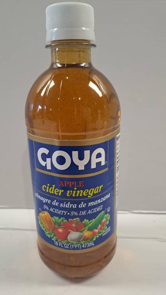 VINAGRE DE SIDRA DE MANZANA 1 PINT GOYA M/GOYA
