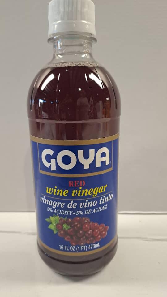 VINAGRE DE VINO TINTO 16 OZ GOYA M/GOYA