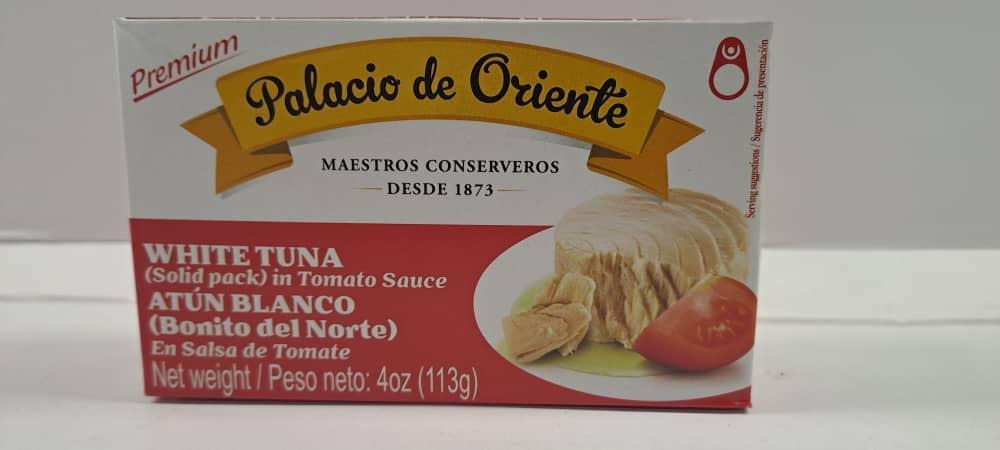 ATUN BLANCO EN ACEITE DE OLIVA 113 G PALACIO DE ORIENTE. M/GOYA