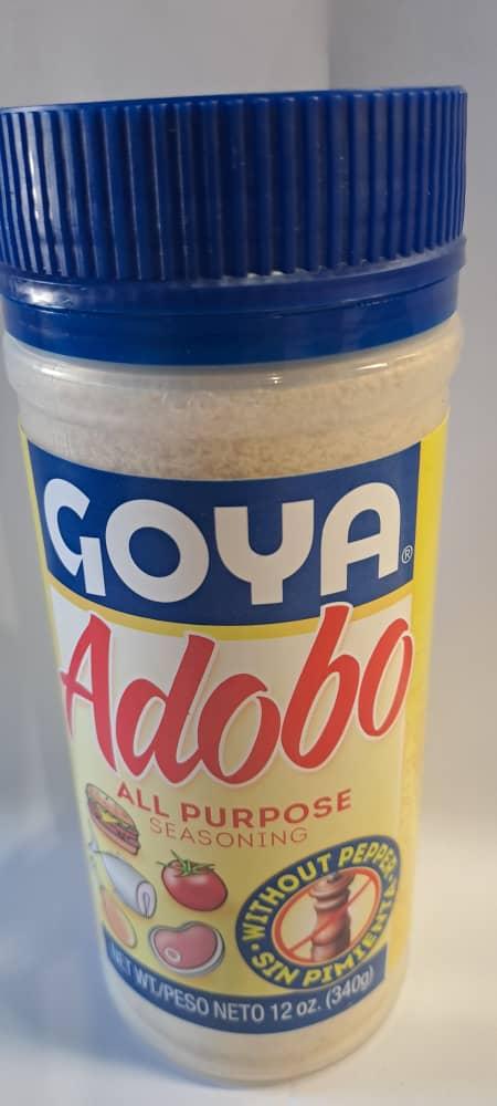 ADOBO  SIN PIMIENTA 12 OZ.  M/GOYA