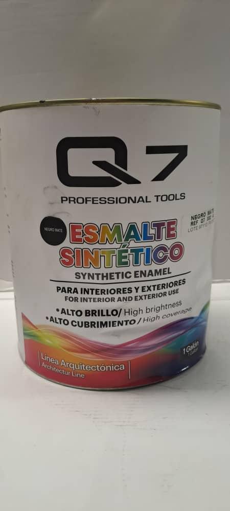 PINTURA ESMALTE -NEGRO MATE-4 LITRO-Q7