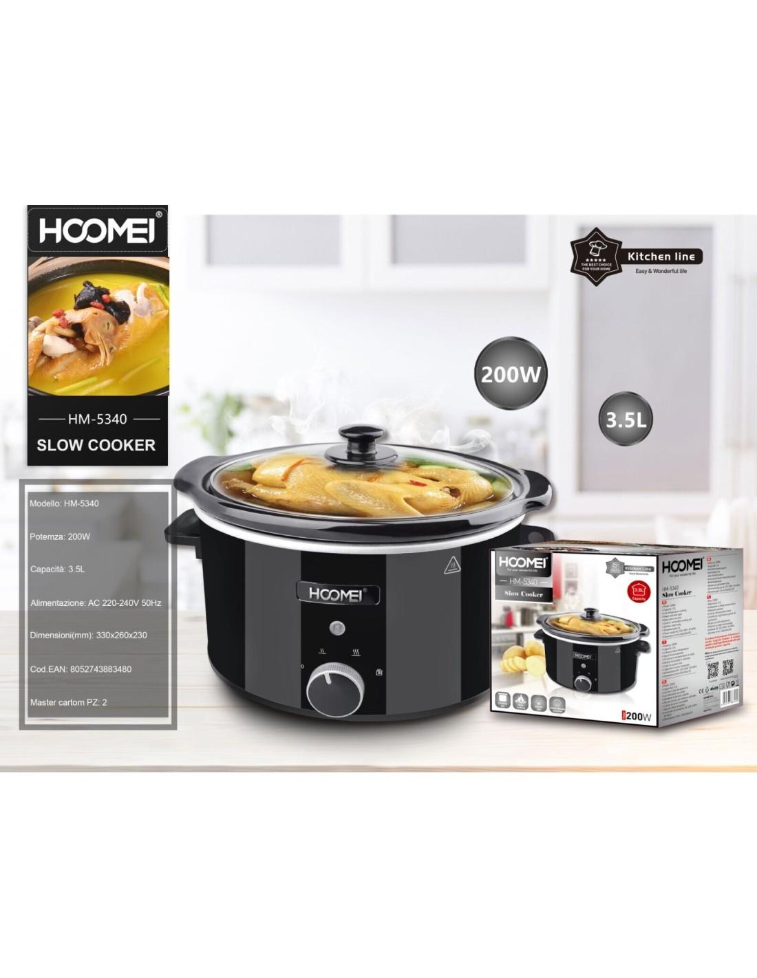 OLLA DE COCCIÓN LENTA 200W 3.5L HM5340 M/HOOMEI