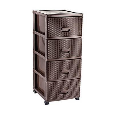 Cajonera de plastico rattan