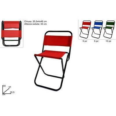 Silla camping plegable