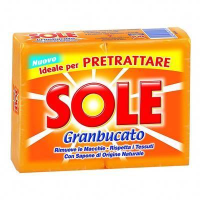 Jabon amarillo para ropa 2 pz de 250 gr