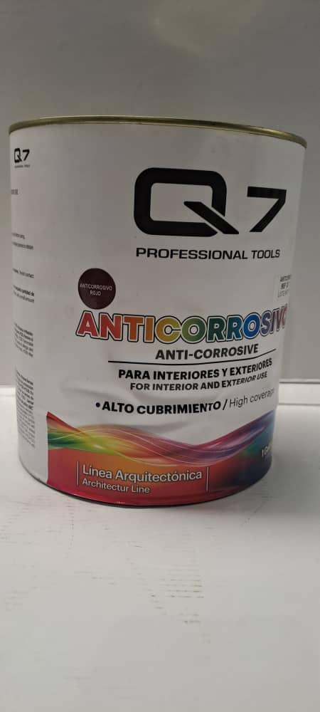 PINTURA ESMALTE-ANTICORROSIVO ROJO-4 LITRO-Q7