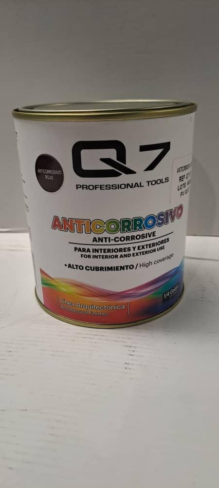 PINTURA ESMALTE -ANTICORROSIVO ROJO -1 LITRO- Q7