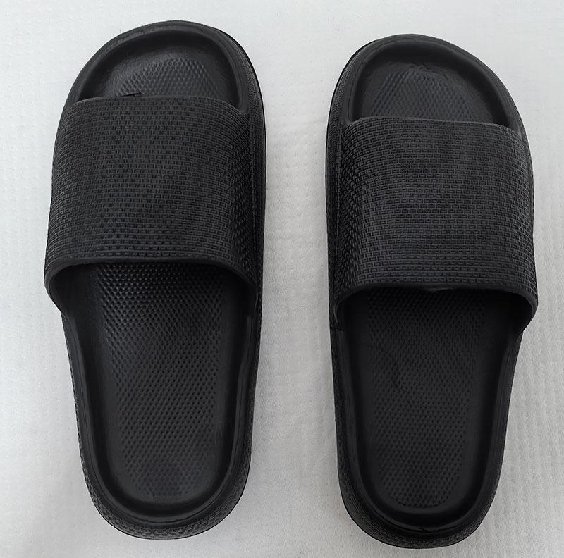 CHANCLETA PLASTICA UNISEX NEGRA M/SM