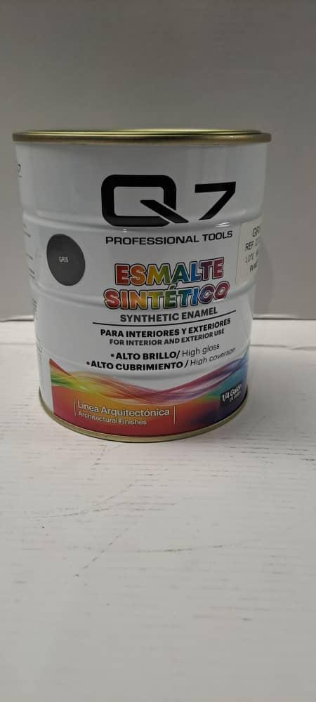 PINTURA ESMALTE SINTETICO -GRIS-1 LITRO- Q7